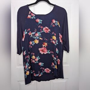 Floral Print Women's Top
